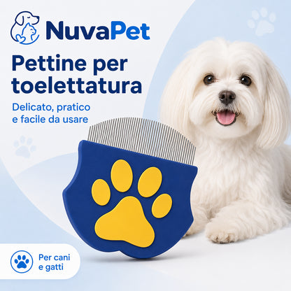 Pettine Antipulci NuvaPet