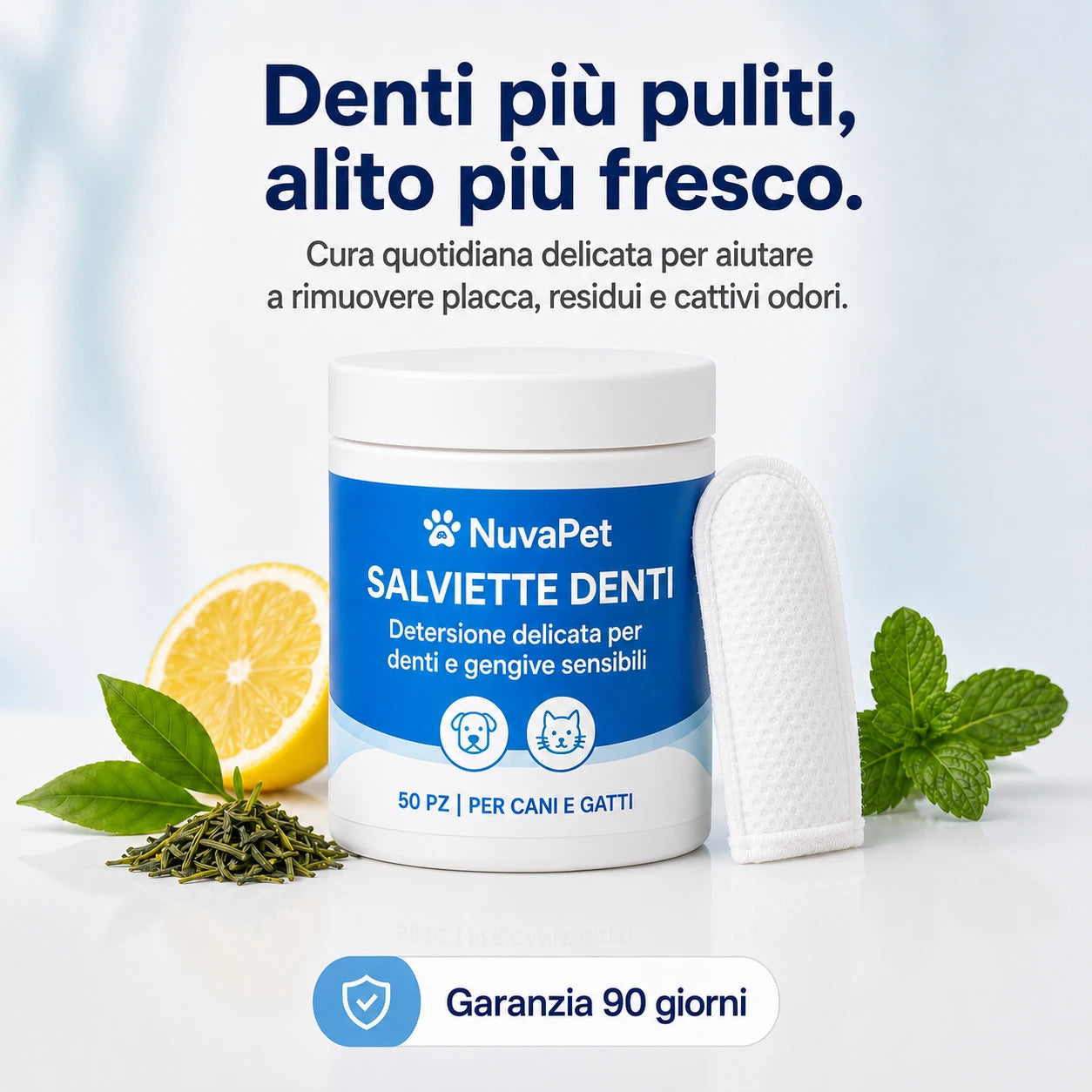 Salviette Denti Cani e Gatti