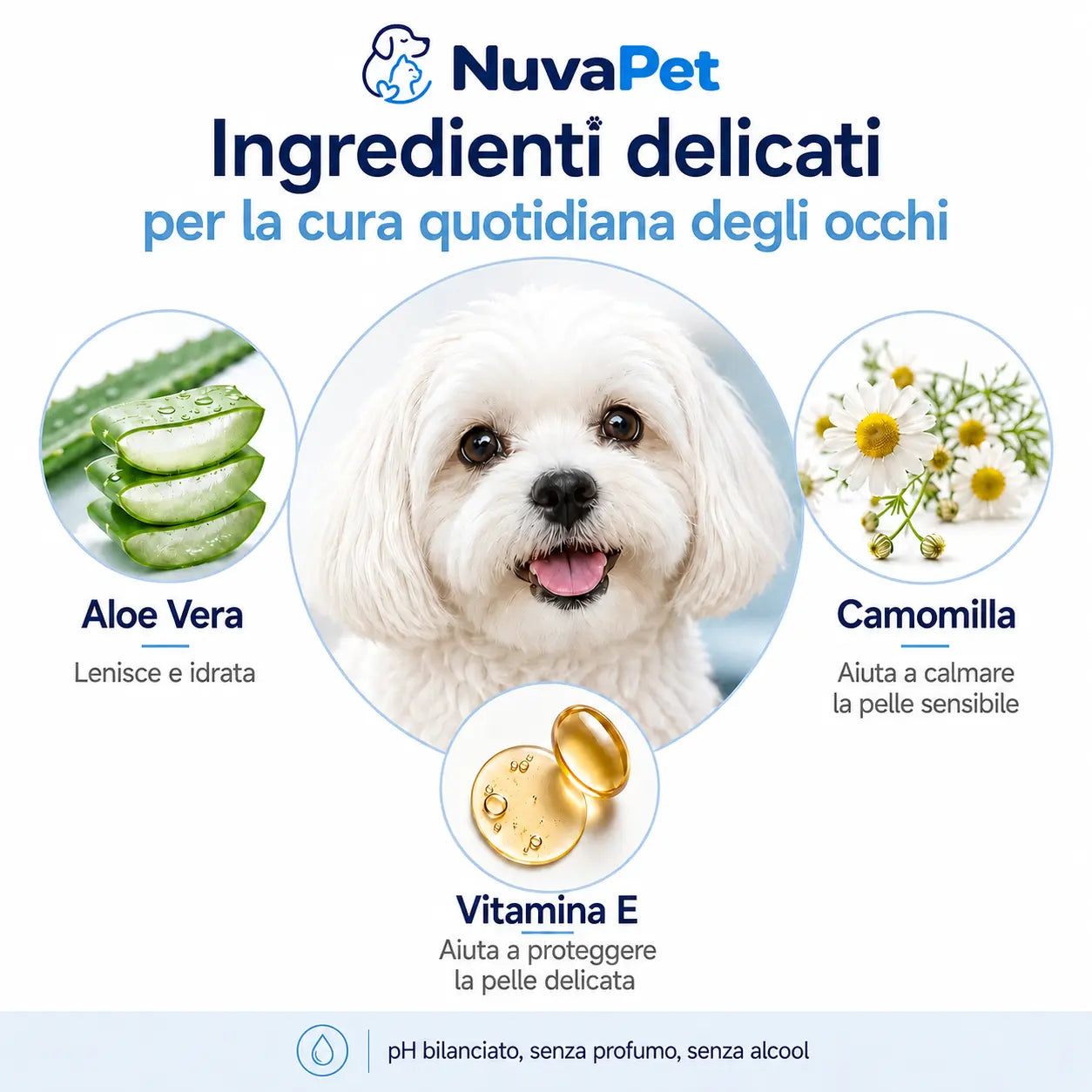Salviette Occhi Cani e Gatti