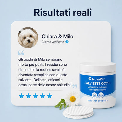 Salviette Occhi Cani e Gatti