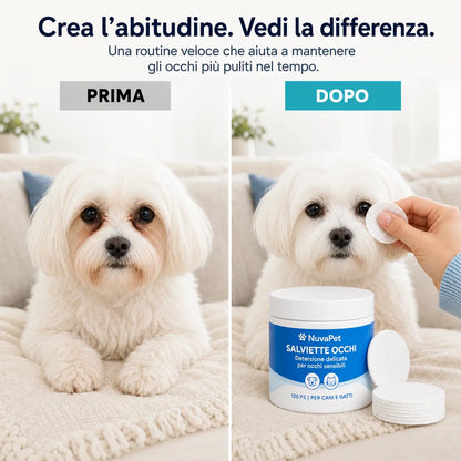 Salviette Occhi Cani e Gatti