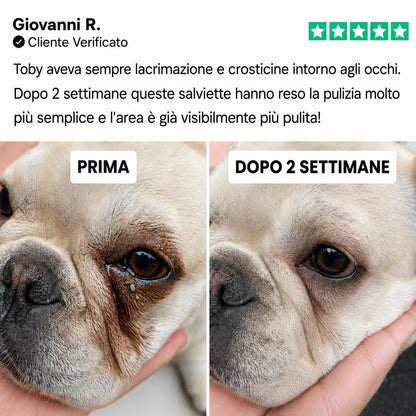 Salviette Occhi Cani e Gatti